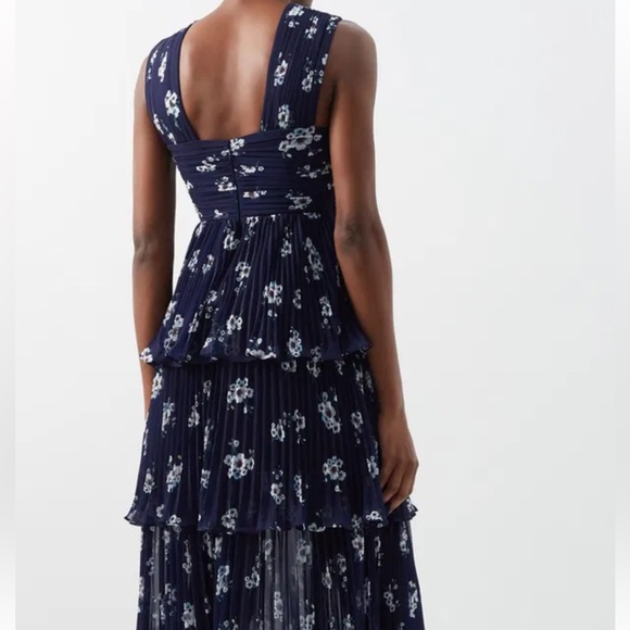 Self Portrait Floral Size 6 Maxi Dress - Picture 6 of 9